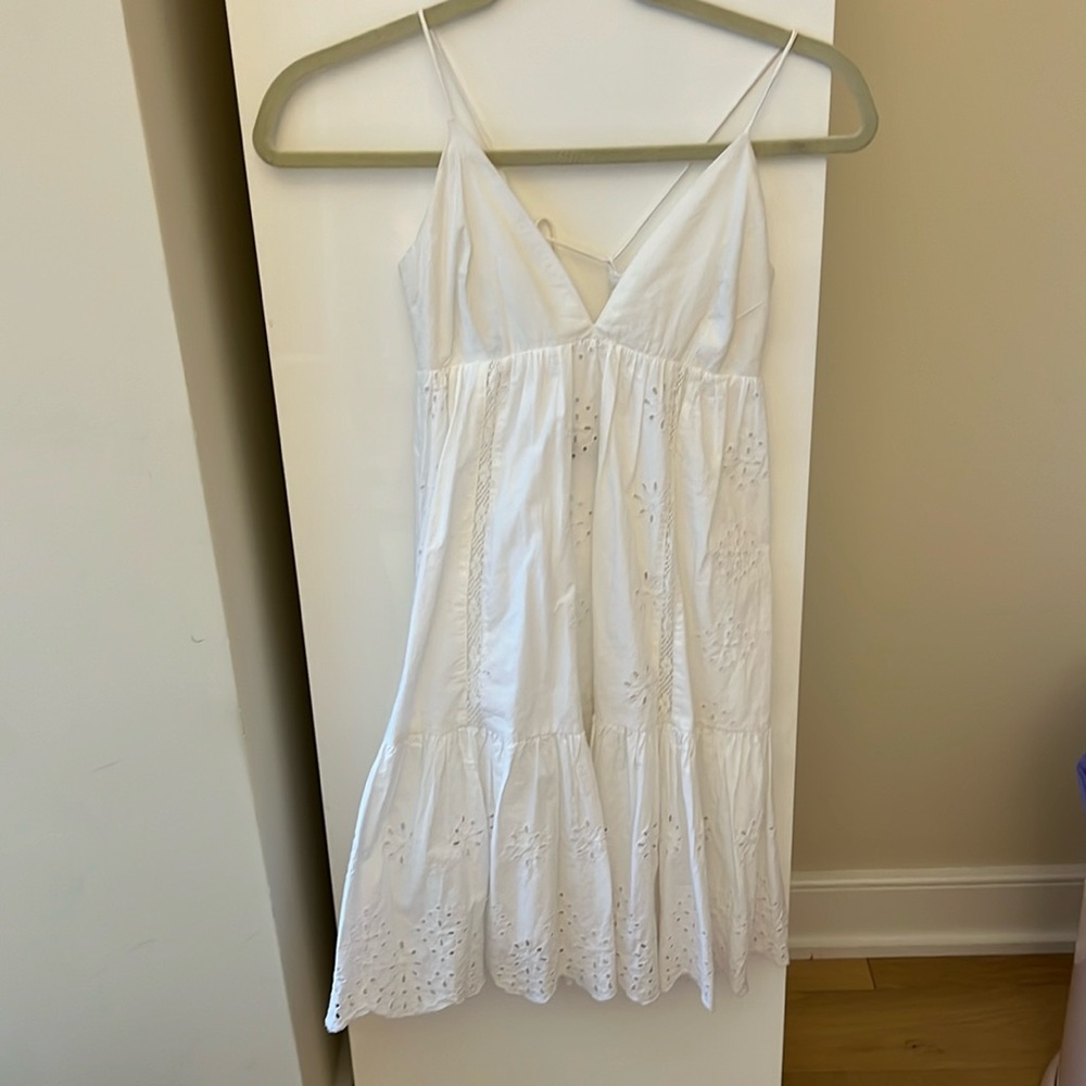 White Eyelet Dress